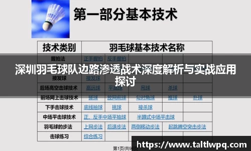 深圳羽毛球队边路渗透战术深度解析与实战应用探讨